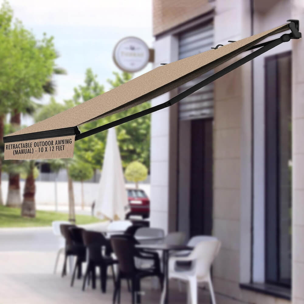 Multiple Awnings Brasilia Athena Manual Retractable Sun Shade Awning (SAK35164)