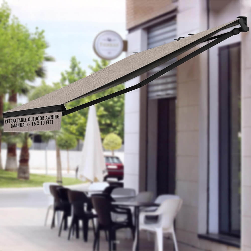 Multiple Awnings Brasilia Athena Manual Retractable Sun Shade Awning (SAK35164)