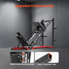 2000LBS Adjustable Leg Press And Hack Squat Machine For Home Gym Workouts (SAK53148)