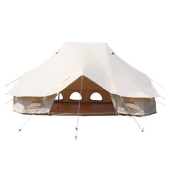 20FT Large Luxury Glamping Yurt Teepee Canvas Camping Tent (SAK37612)