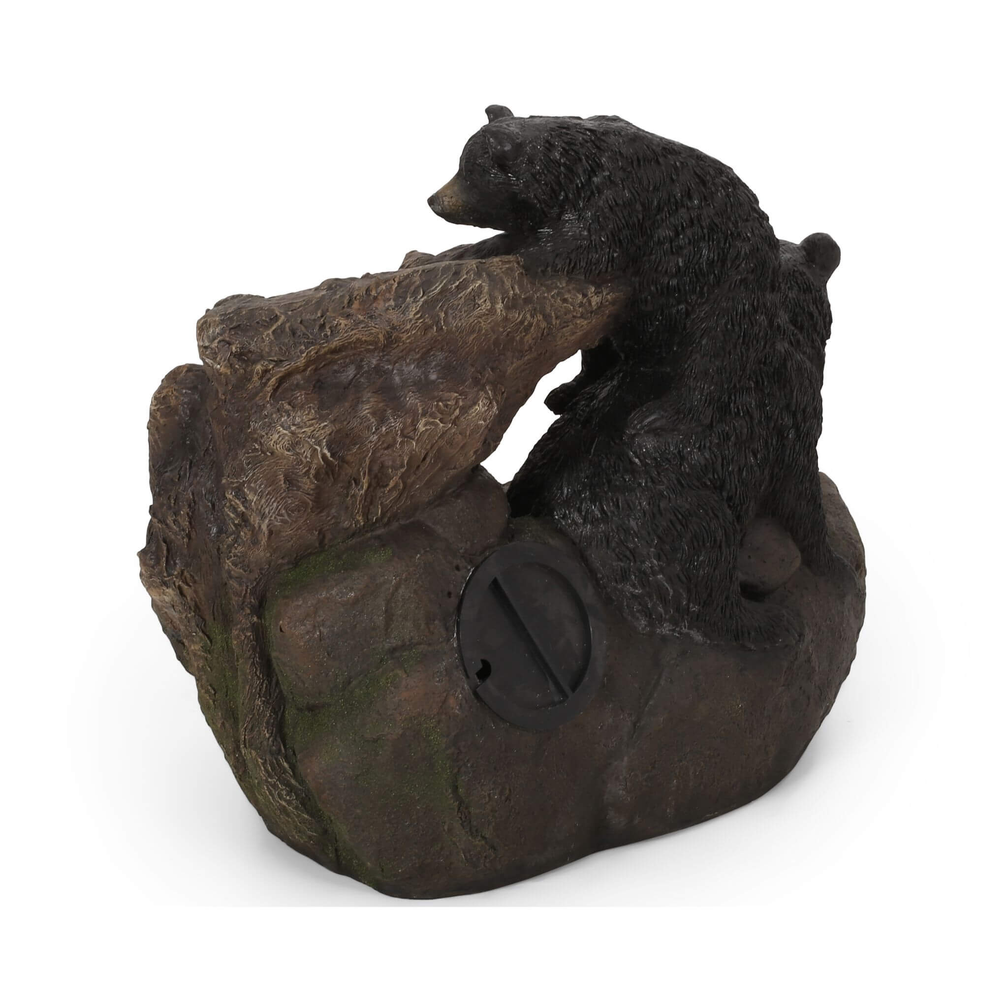 22" Weather Resistant Outdoor Floor Fountain With LED Lights (SAK77651)