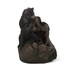 22" Weather Resistant Outdoor Floor Fountain With LED Lights (SAK77651)