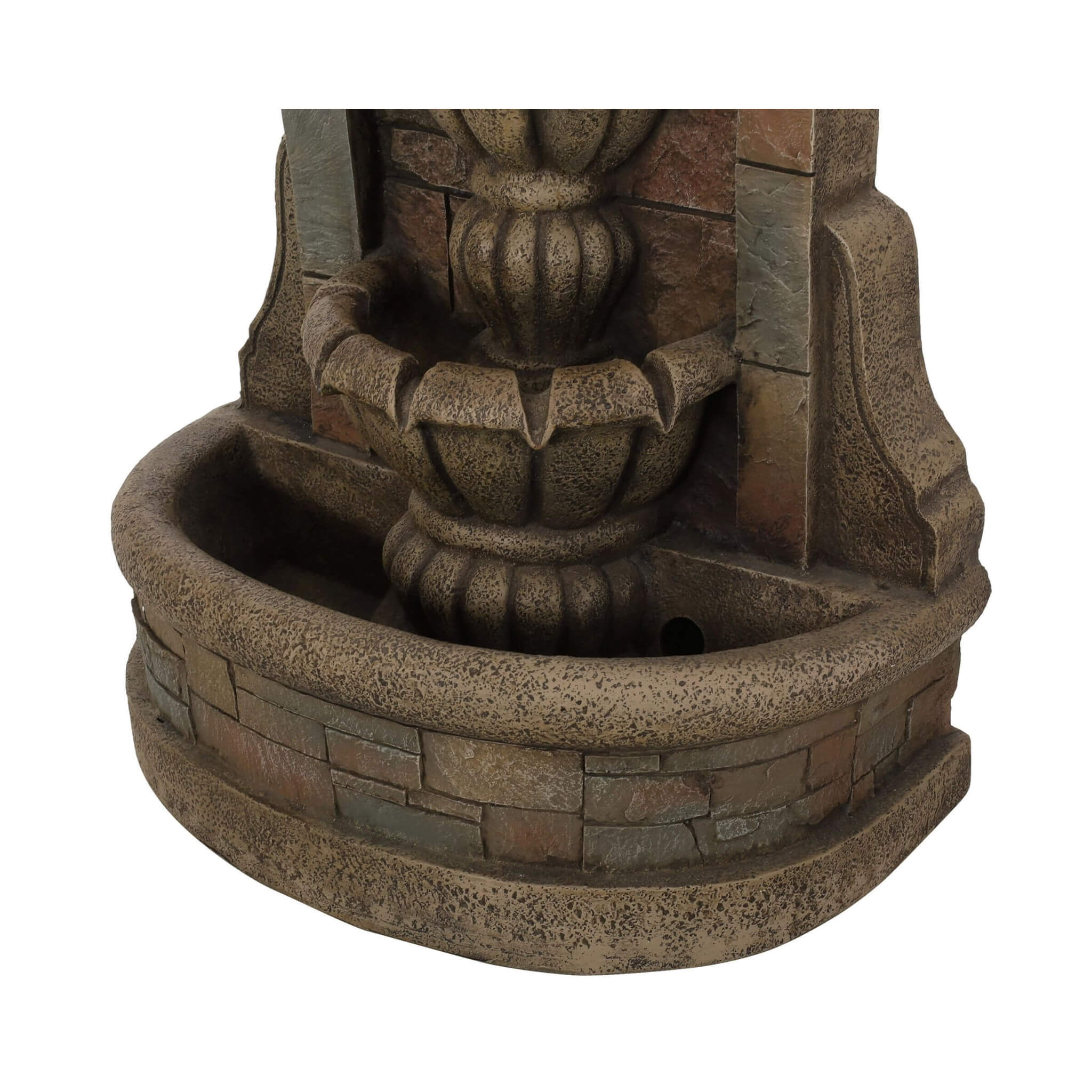 29" Tall Outdoor Weather-Resistant Faux Stone Floor Fountain (SAK63421)