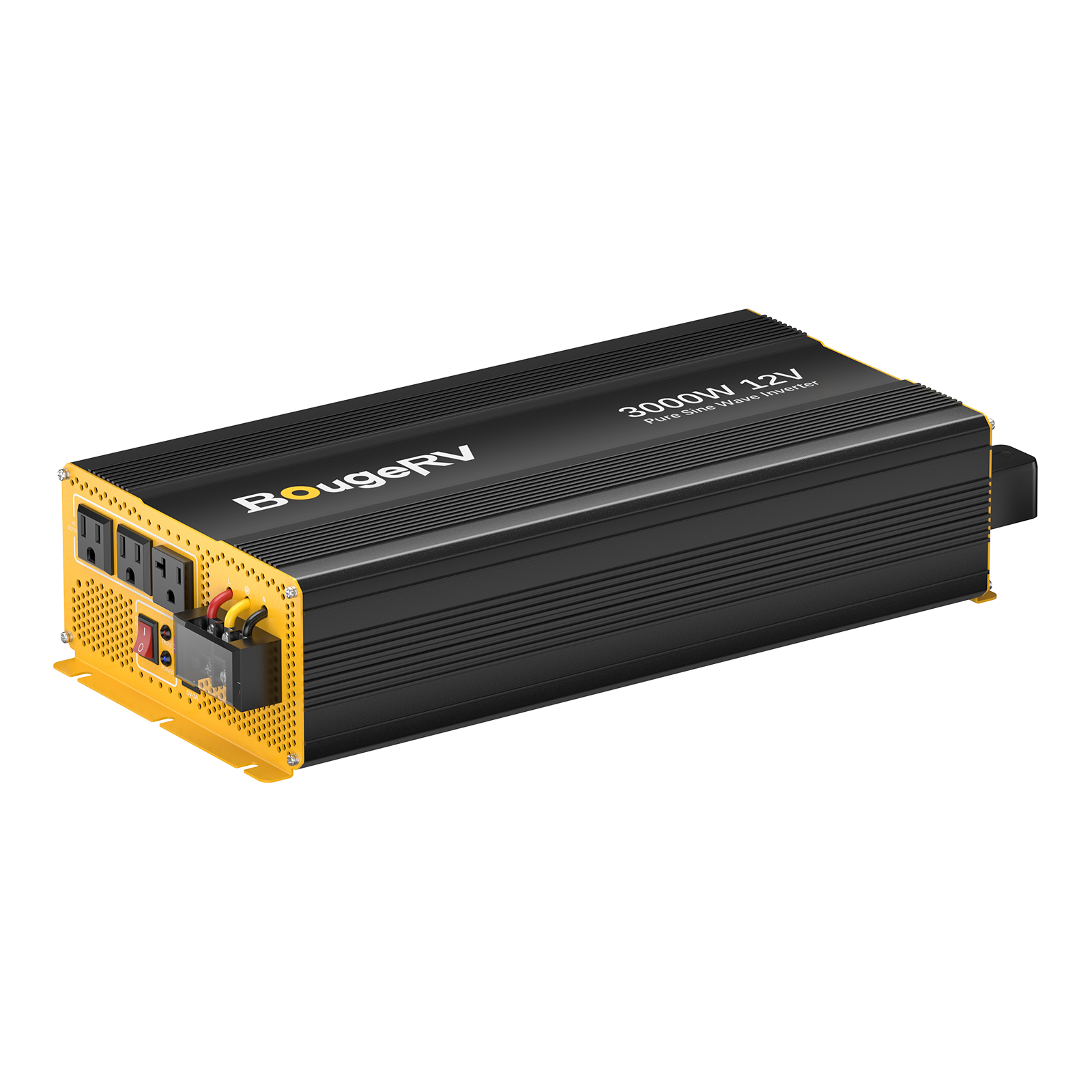 BougeRV 3000W 12V Pure Sine Wave Inverter with Bluetooth ISE254