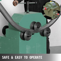 32" Heavy Duty Electric Industrial Square Pipe Tube Bender Machine W/ Die Set (SAK21576)