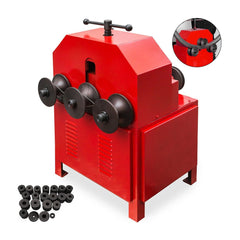 35" Heavy Duty Electric Multi-Function Industrial Square Pipe Tube Bender Machine W/ Die Set (SAK16482)