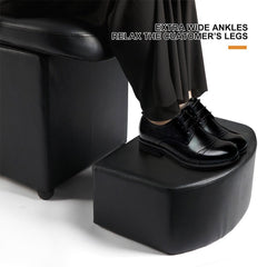 53" Large Premium Salon Barber Backwash Shampoo Chair W/ Bowl, Sink & Footrest (98127653)