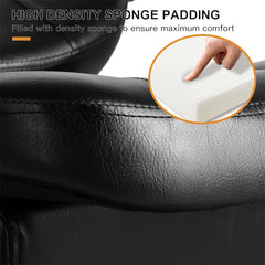 53" Large Premium Salon Barber Backwash Shampoo Chair W/ Bowl, Sink & Footrest (98127653)