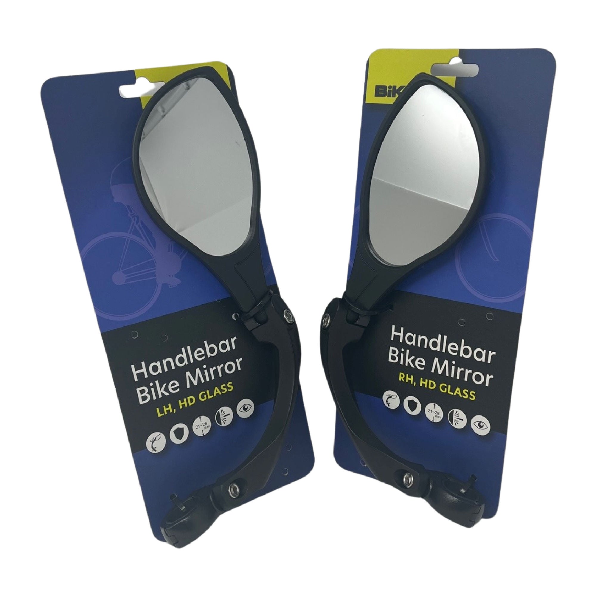 Magnum Bikes HD Glass Handlebar Mirror (Left-Hand) 6002