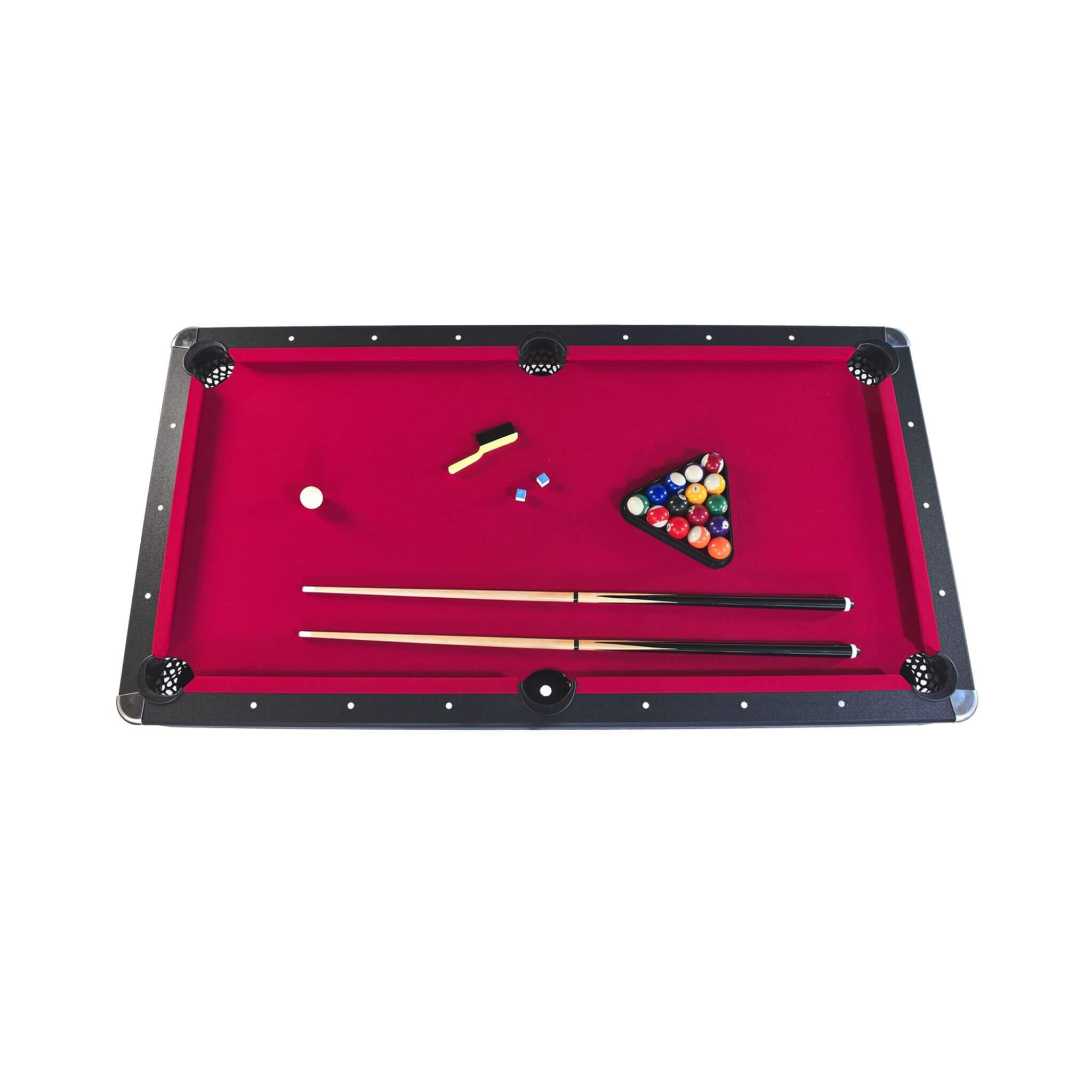 6FT Premium Wooden Multifunctional Pool Table With Table Tennis Top (SAK62741)