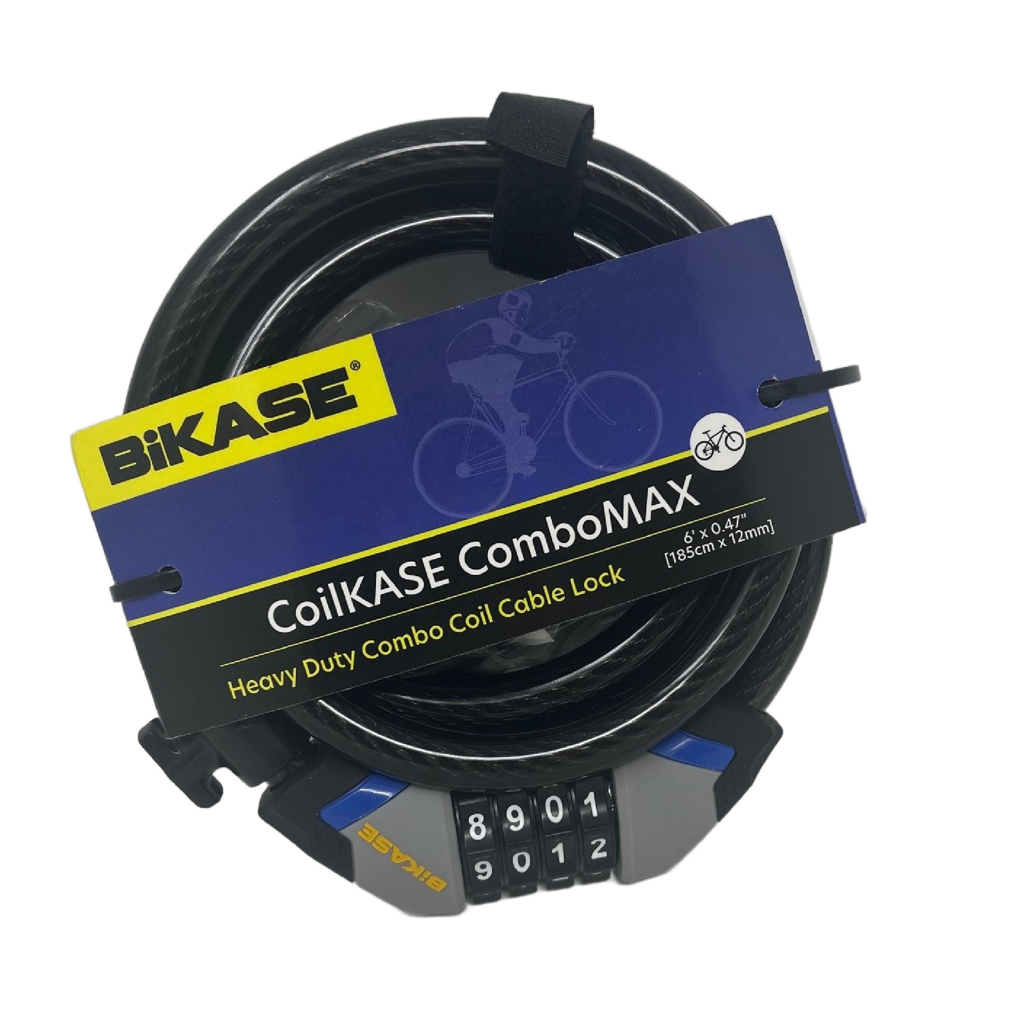 Magnum Bikes CoilKASE ComboMAX: 6-Foot E-Bike Security Cable Lock 7015