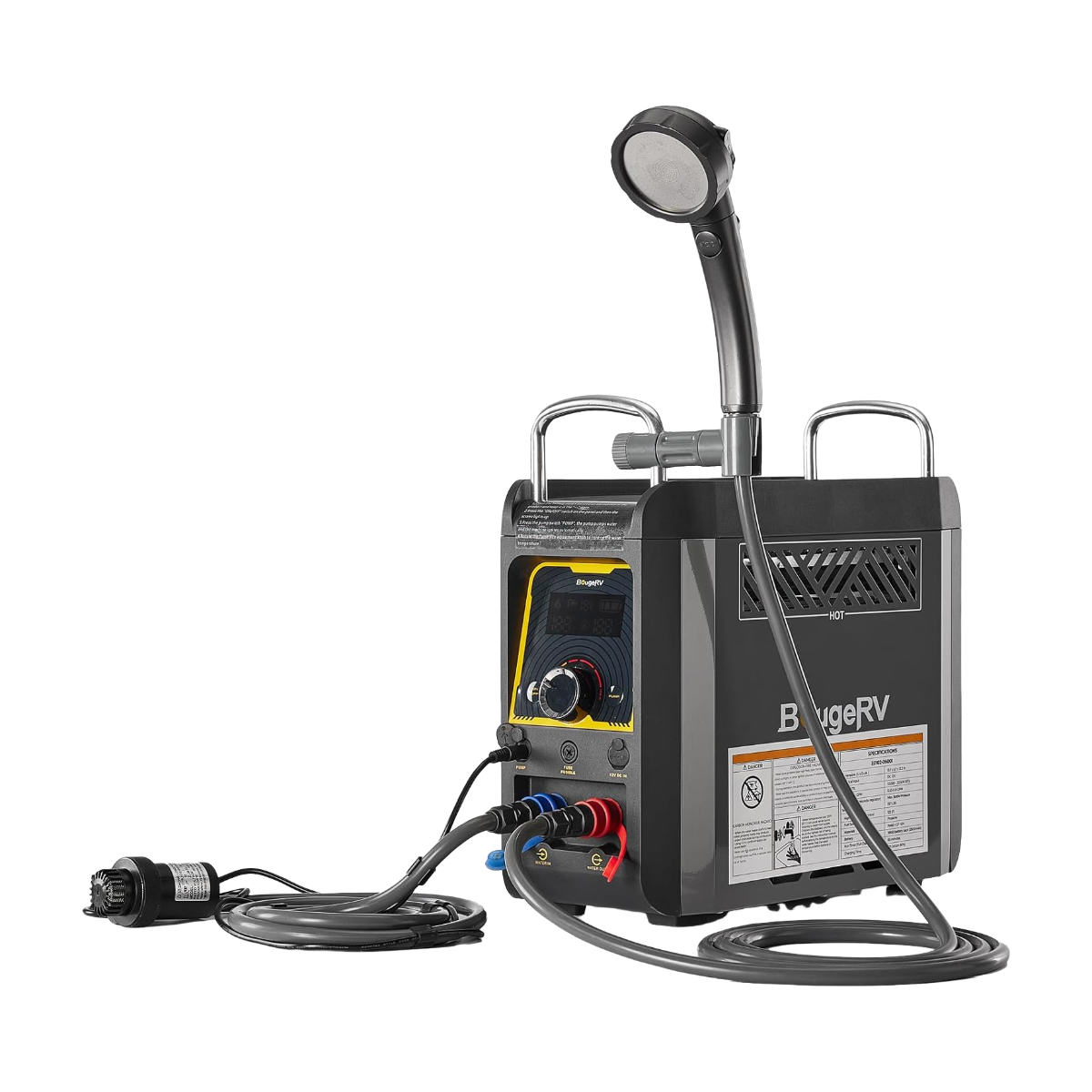 BougeRV Portable Propane Outdoor Camping Water Heater E0102-06001