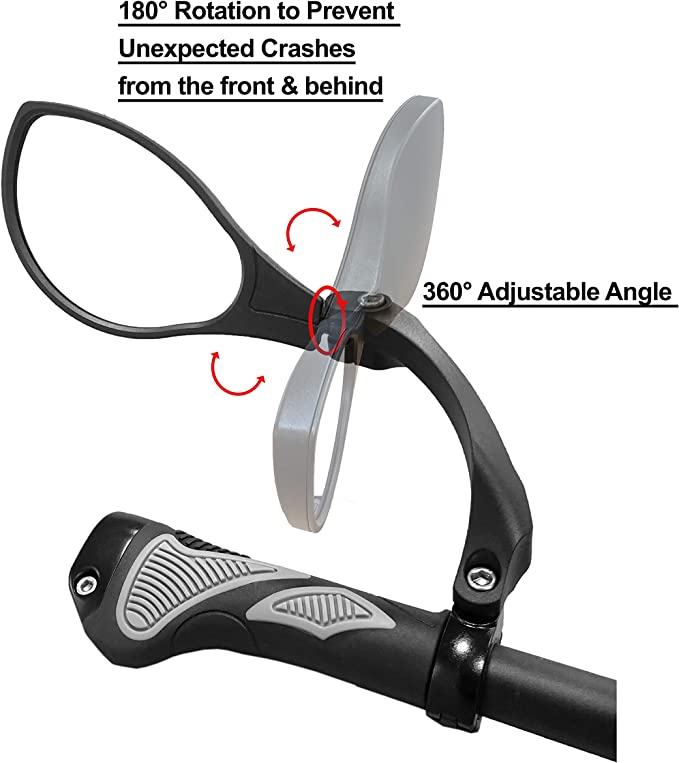 Magnum Bikes HD Glass Handlebar Mirror (Left-Hand) 6002