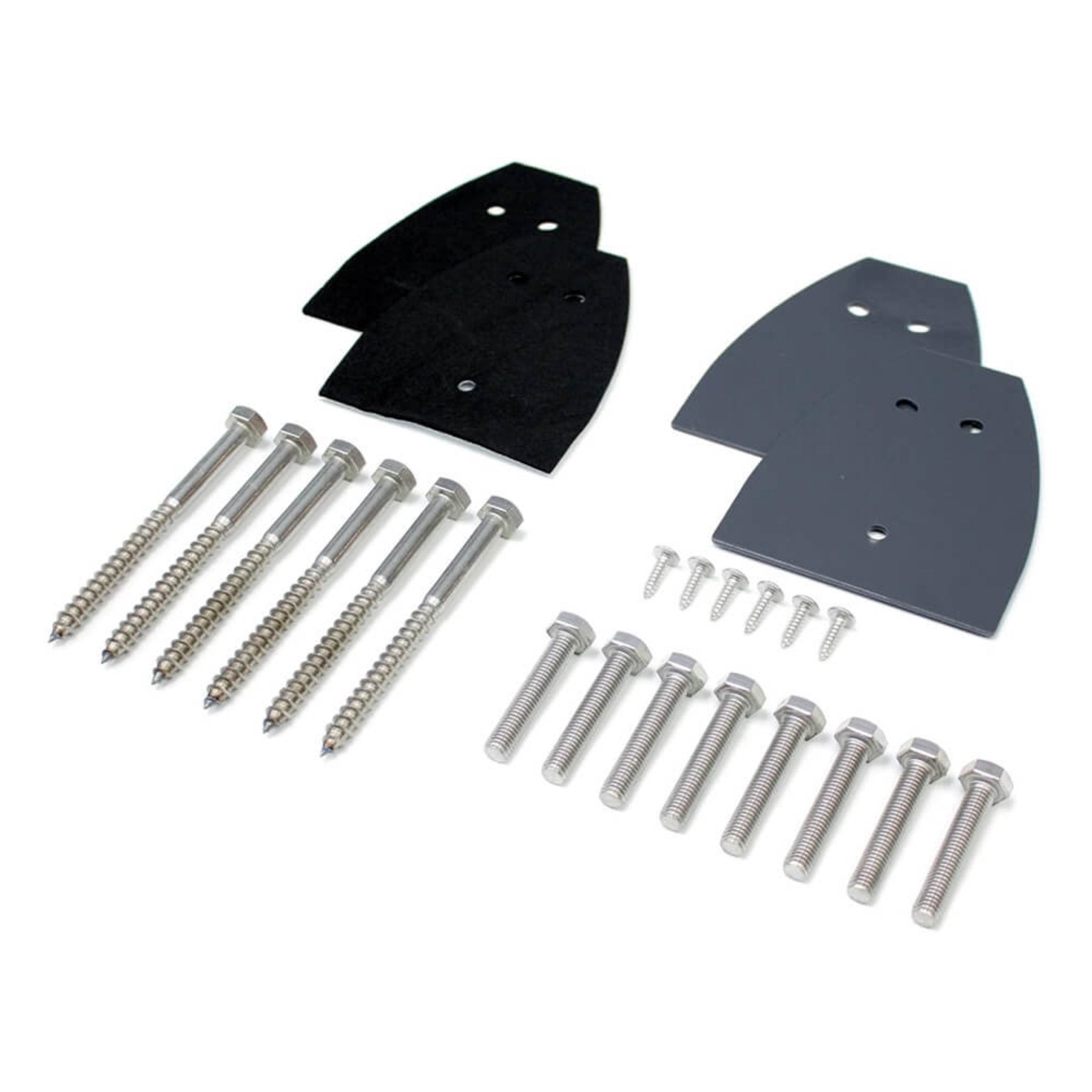 Advaning GA Series Clear Construction-Grade Tempered Glass Awning With Single Clamp (DA5535-DA6339) (SAK92613)