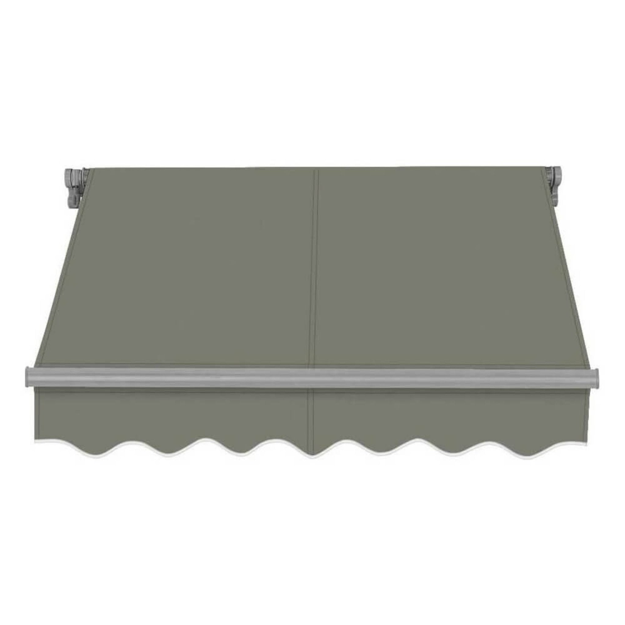 Advaning SG Series Manual Retractable Fully Assembled Sun Shade Canopy Awning, Gray (MA1210-MA1410) (SAK53186)