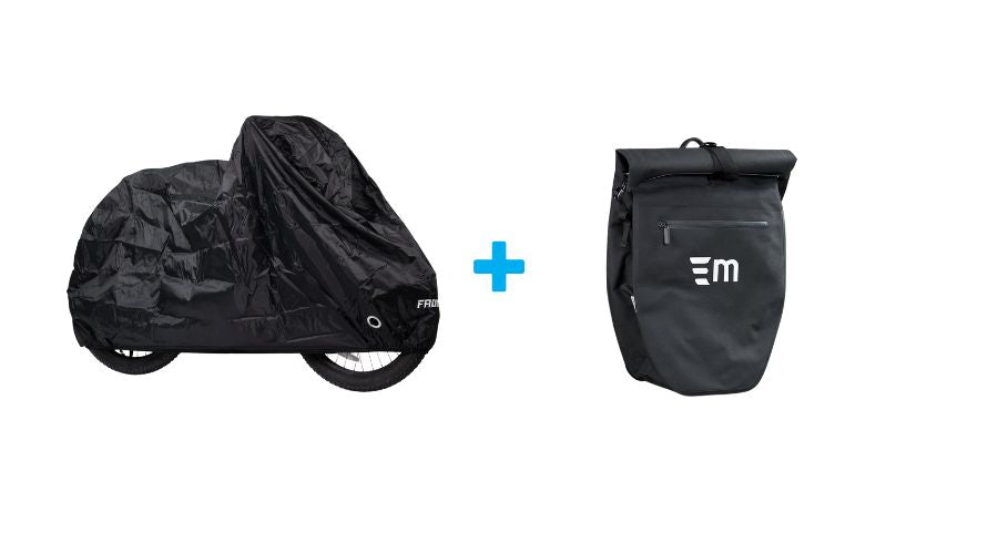 Magnum Bikes Essential E-Bike Storage Bundle by Magnum (Cover + Pannier)