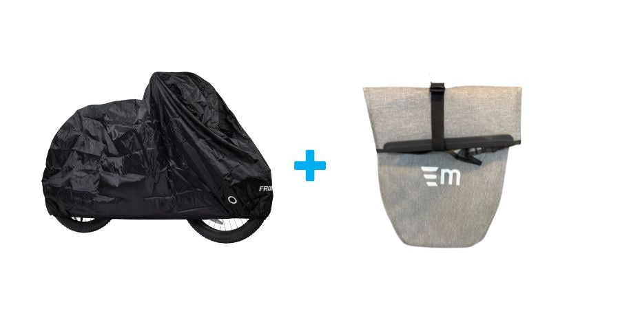 Magnum Bikes Essential E-Bike Storage Bundle by Magnum (Cover + Pannier)