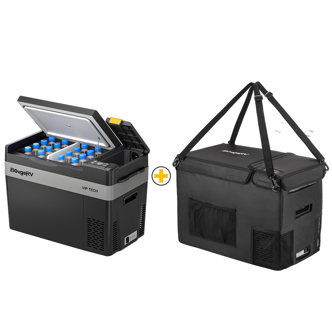 BougeRV CRPRO30 VIP Upgraded 30 Quart Portable Refrigerator