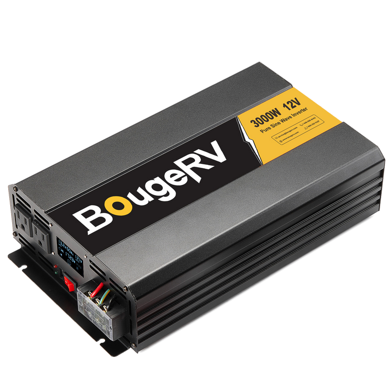BougeRV 3000W 12V Pure Sine Wave Inverter ISE175