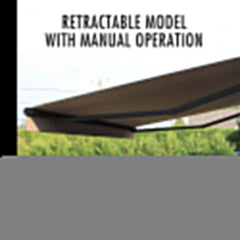 Multiple Awnings Brasilia Athena Manual Retractable Sun Shade Awning (SAK35164)