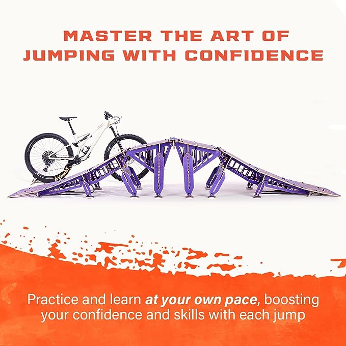 Ninja MTB Double Table Top Jump Ramp