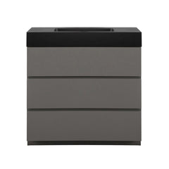 Alice 36 Inch Premium Modern Freestanding One-Piece Bathroom Vanity Set Without Drain And Faucet (SAK71364)