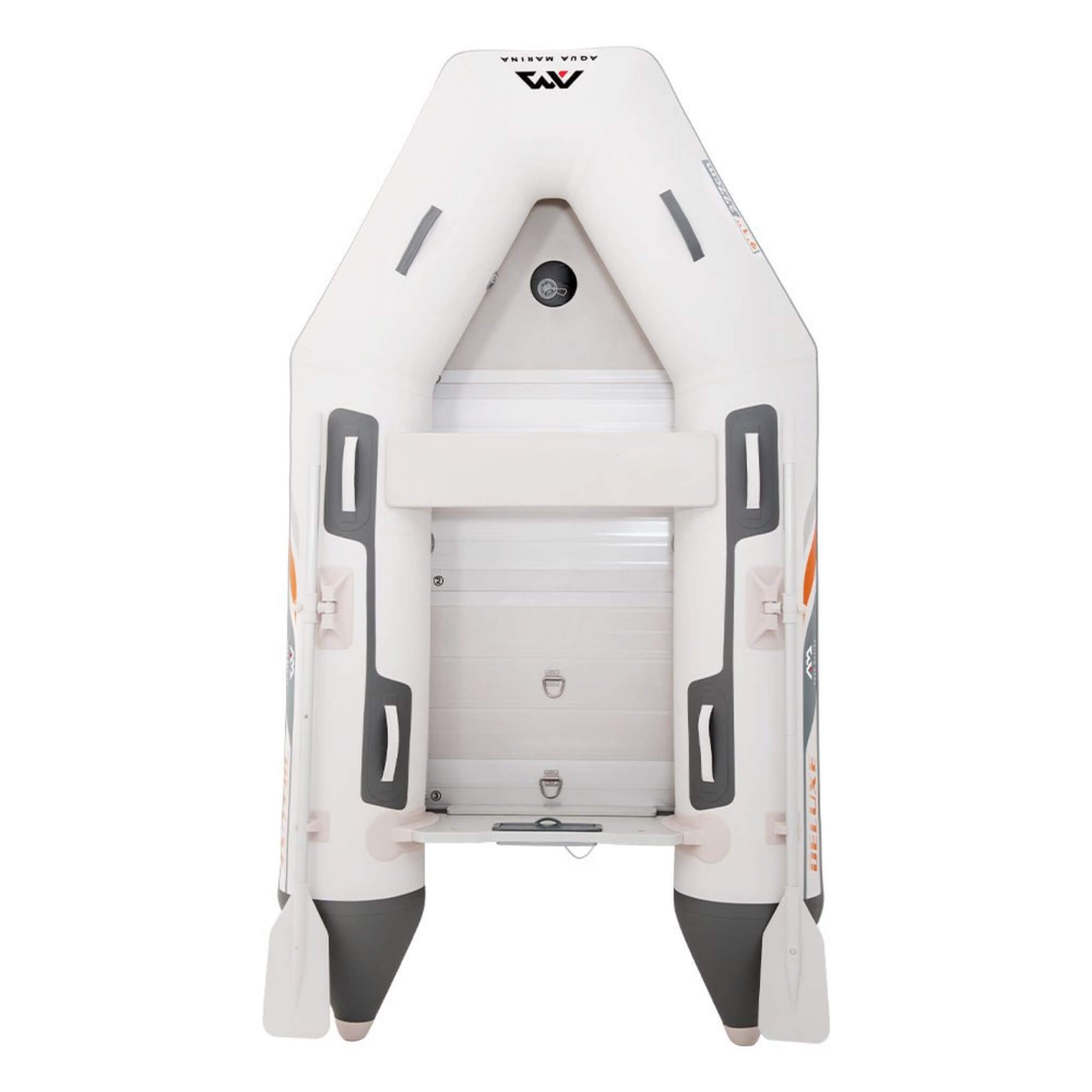 Aqua Marina A-Deluxe 4-Person Inflatable Speed Boat With Comfortable Rowing Seat And Adjustable Center Feet, 8FT  (SAK20456)