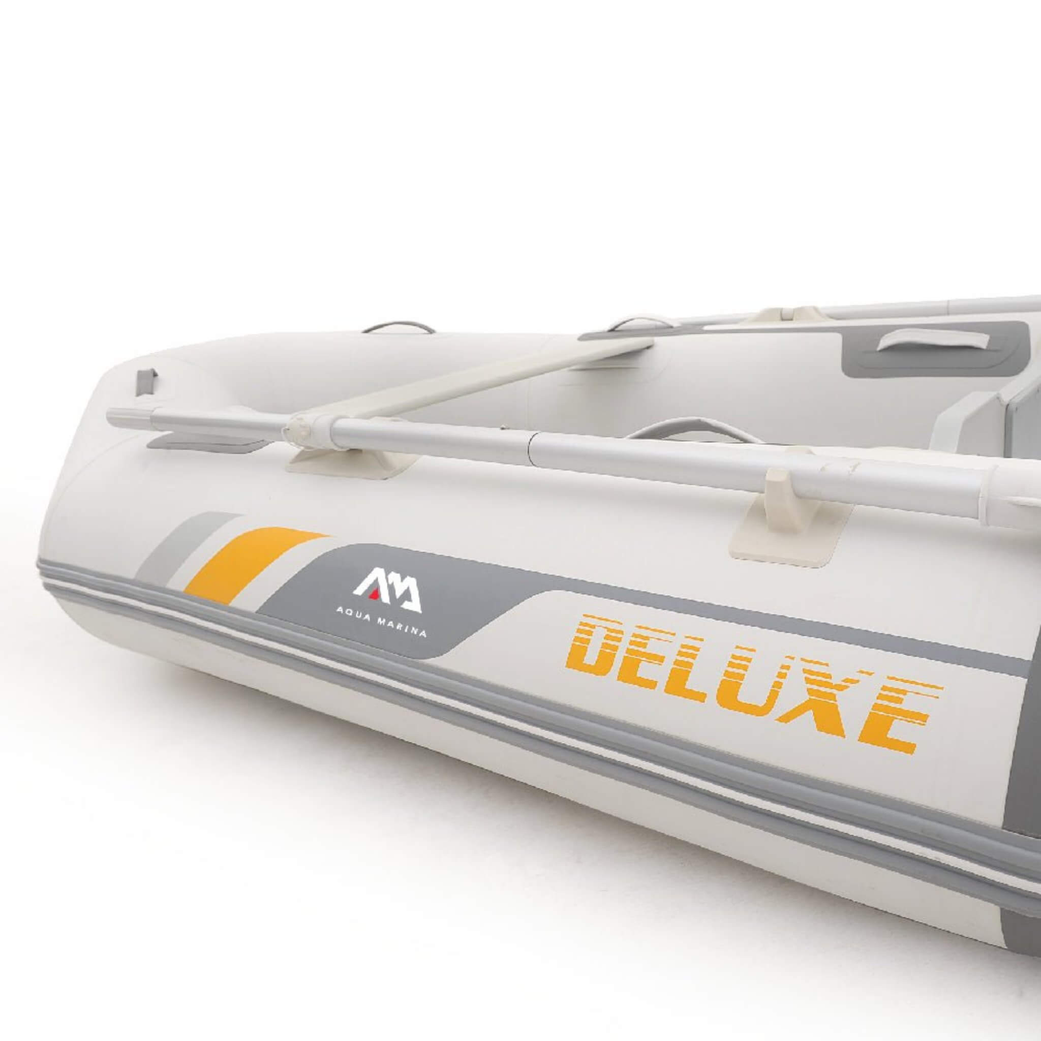 Aqua Marina A-Deluxe 4-Person Inflatable Speed Boat With Comfortable Rowing Seat And Adjustable Center Feet, 8FT  (SAK20456)