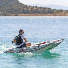 Aqua Marina Aircat BT-AC335 5-Person High-Speed Inflatable Catamaran With DWF Air Deck, 11FT (SAK10650)