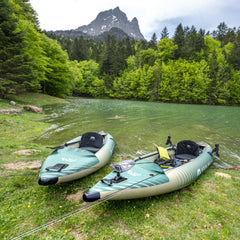 Aqua Marina Caliber CA-398 Angling Kayak With Foldable Fishing Seat, 13FT (SAK23467)