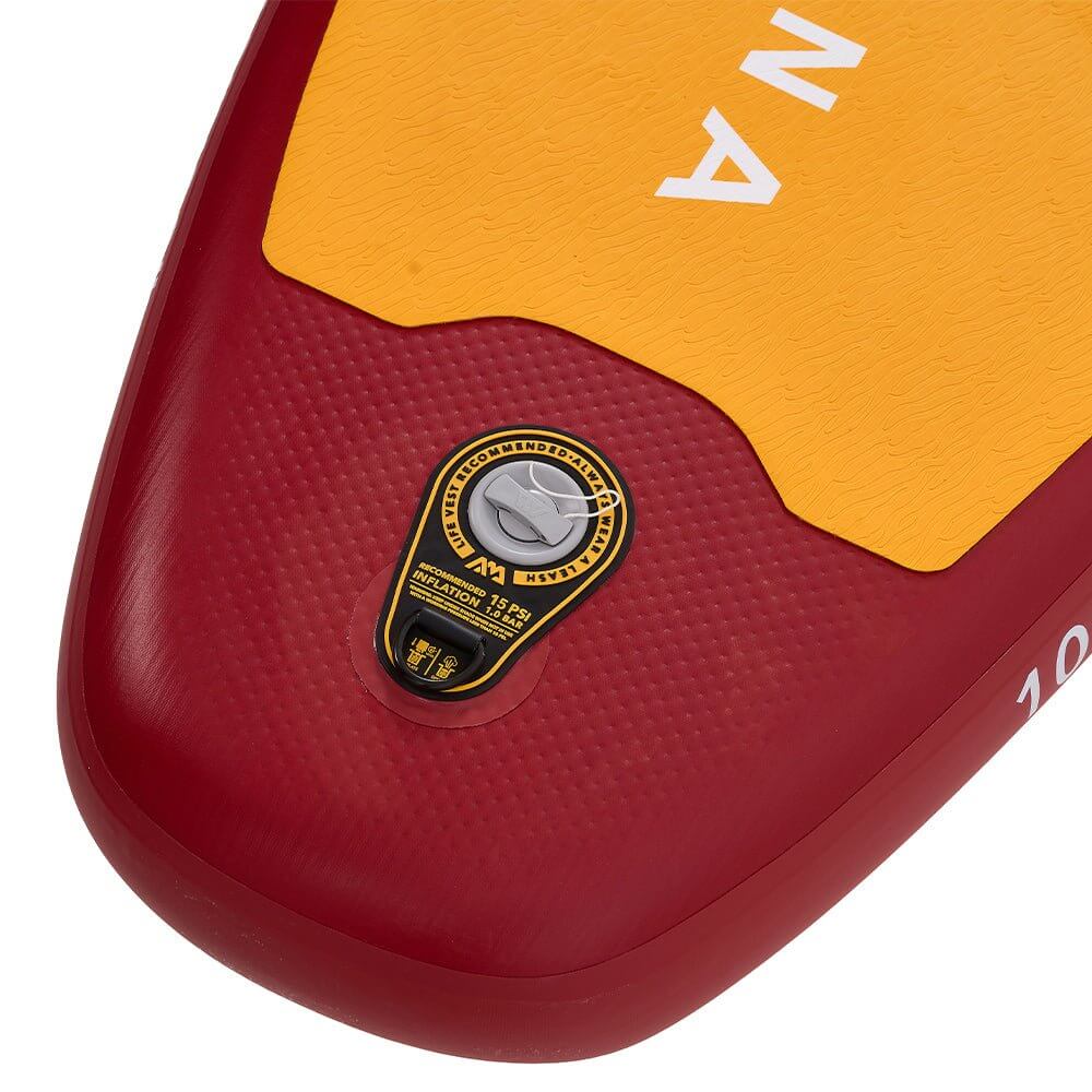 Aqua Marina Fusion BT-23FUP Premium All-Around SUP W/ Durable PVC Rail Layers & Grooved EVA Footpad,  10FT (SAK37195)