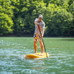 Aqua Marina Fusion BT-23FUP Premium All-Around SUP W/ Durable PVC Rail Layers & Grooved EVA Footpad,  10FT (SAK37195)