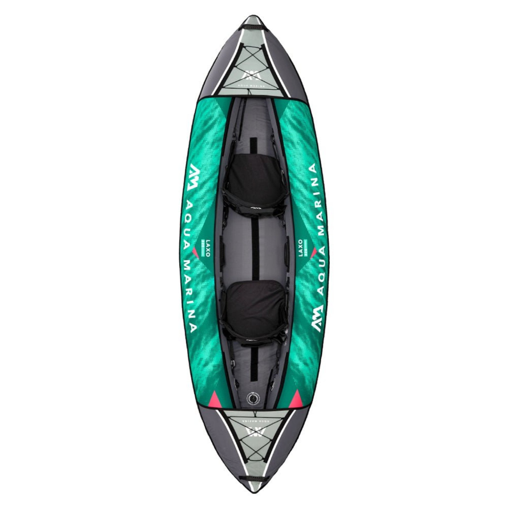 Aqua Marina Laxo 320 2-Person Recreational Kayak With High-Back Seat And Adjustable Cargo Bungee, 10FT (SAK01396)