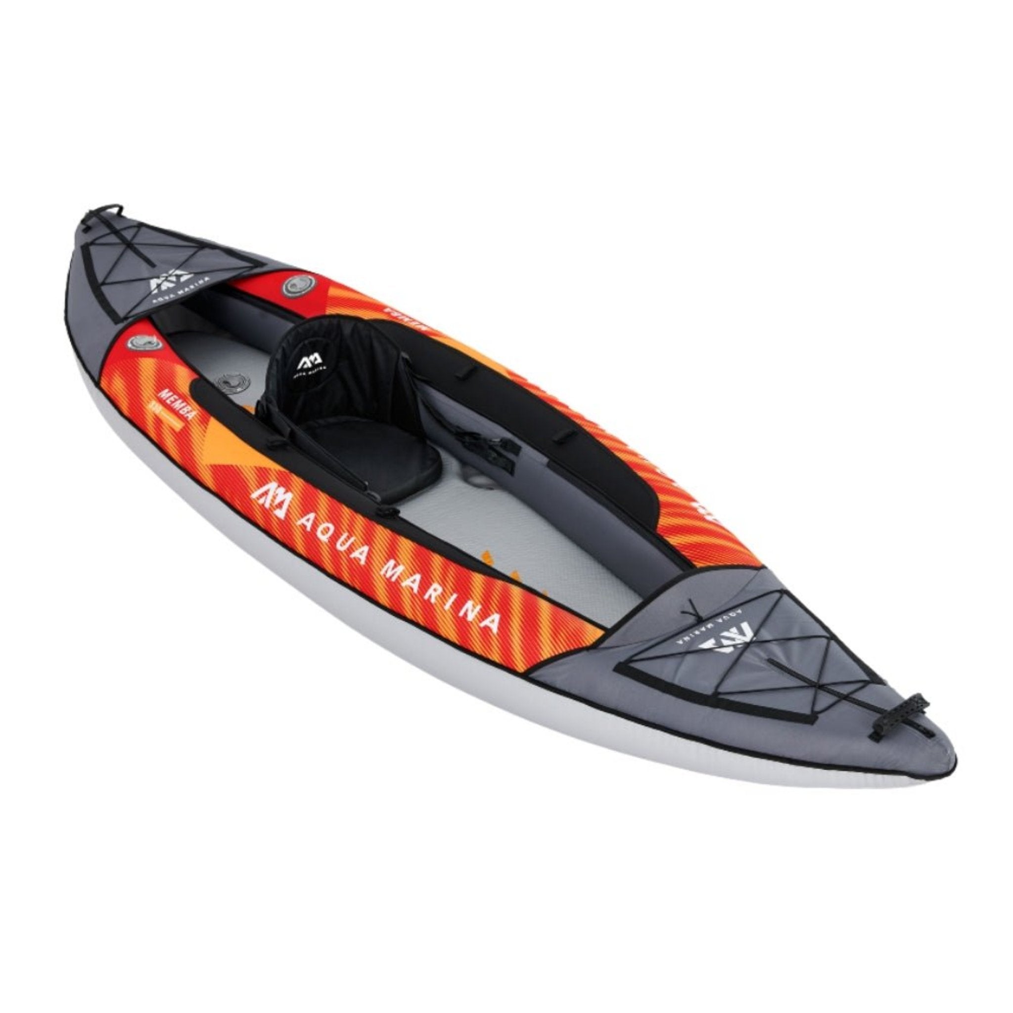 Aqua Marina Memba 330 1-Person Ultra Stiff Touring Kayak With Double Wall Fabric Floor, 10FT (SAK56789)