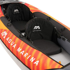 Aqua Marina Memba 390 Premium 2-Person Touring Kayak With DWF Deck And Paddles, 12FT (SAK17282)