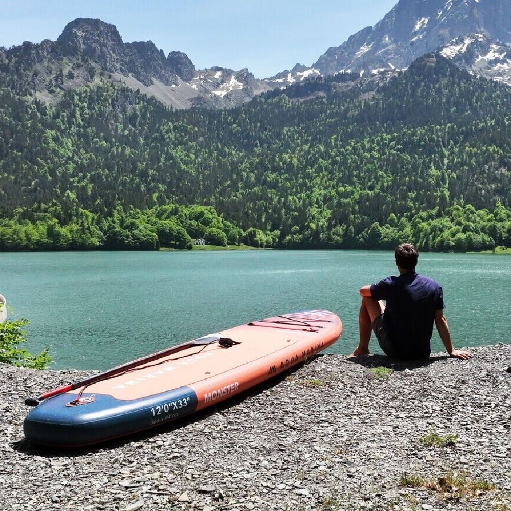 Aqua Marina Monster BT-23MOP All Around ISUP Sky Glider With Swift Attach Center Fin, 12FT (SAK56240)