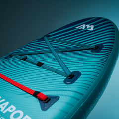 Aqua Marina Vapor BT-23VAP All-Around SUP W/ Sand Ripple Grooved EVA Footpad, 10FT (SAK60532)
