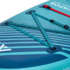 Aqua Marina Vapor BT-23VAP All-Around SUP W/ Sand Ripple Grooved EVA Footpad, 10FT (SAK60532)