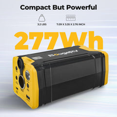 BougeRV 277WH Portable Power Station for Fridge