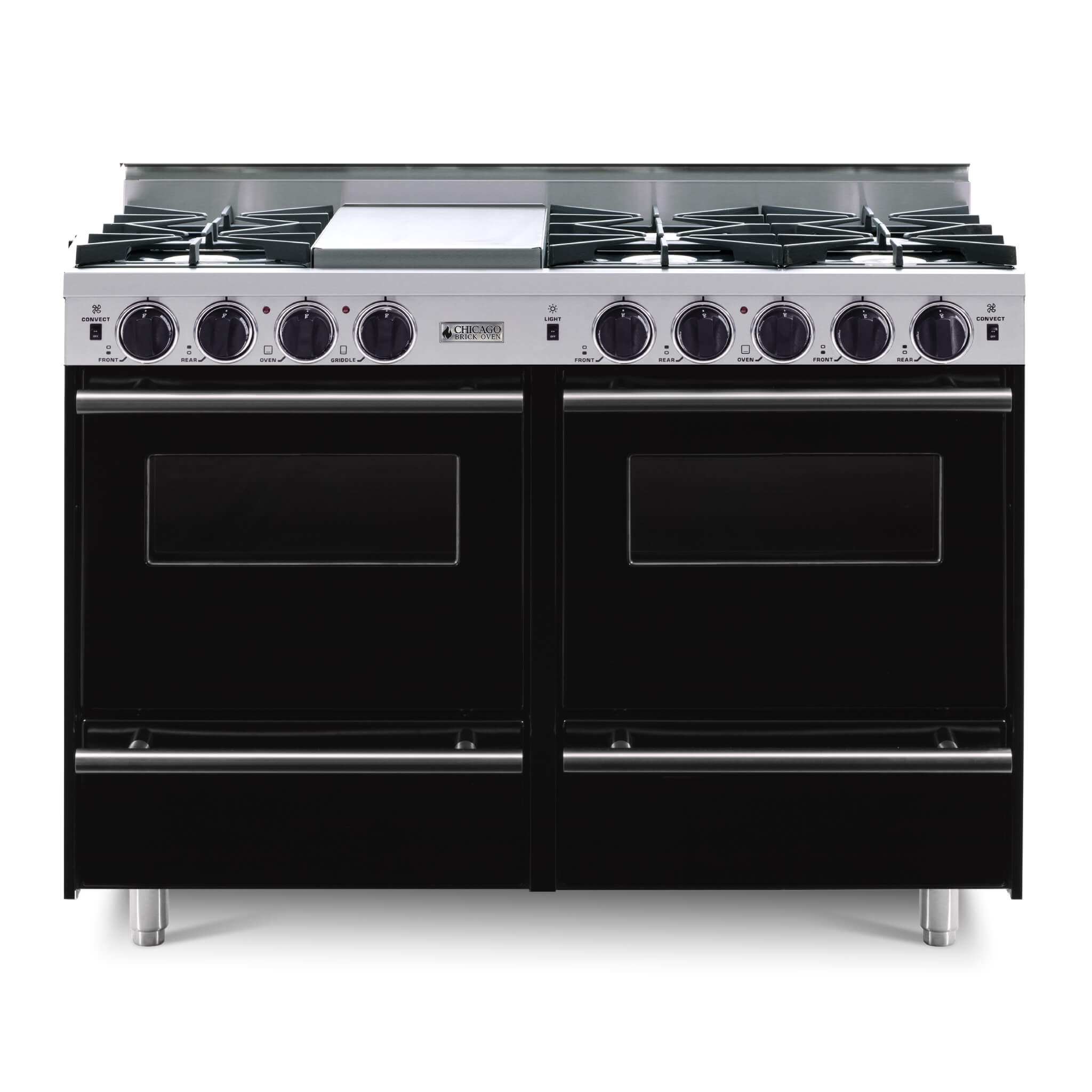 Chicago Brick Oven 48" All-Gas Range With Open Burners (SAK34720)