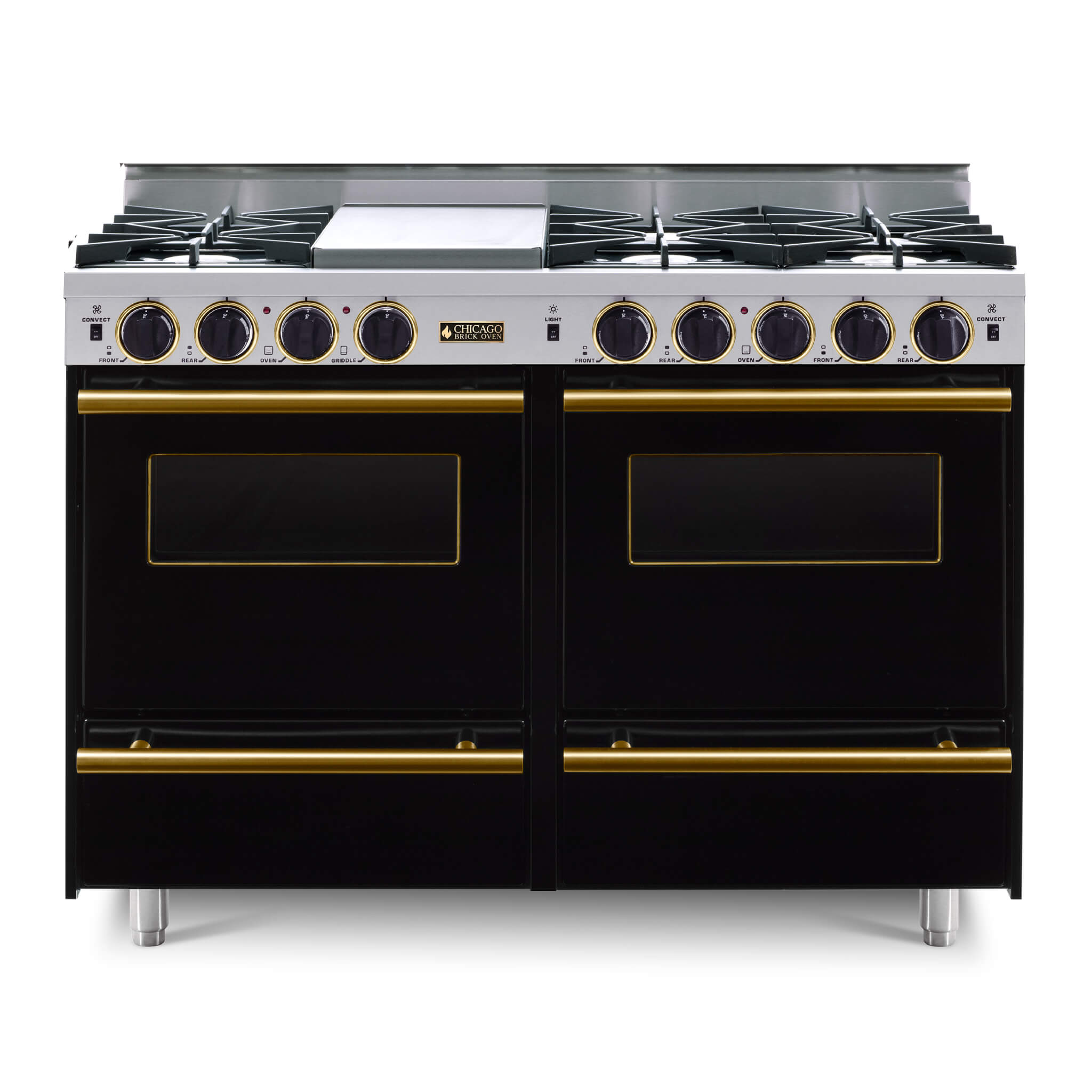 Chicago Brick Oven 48" All-Gas Range With Open Burners (SAK34720)