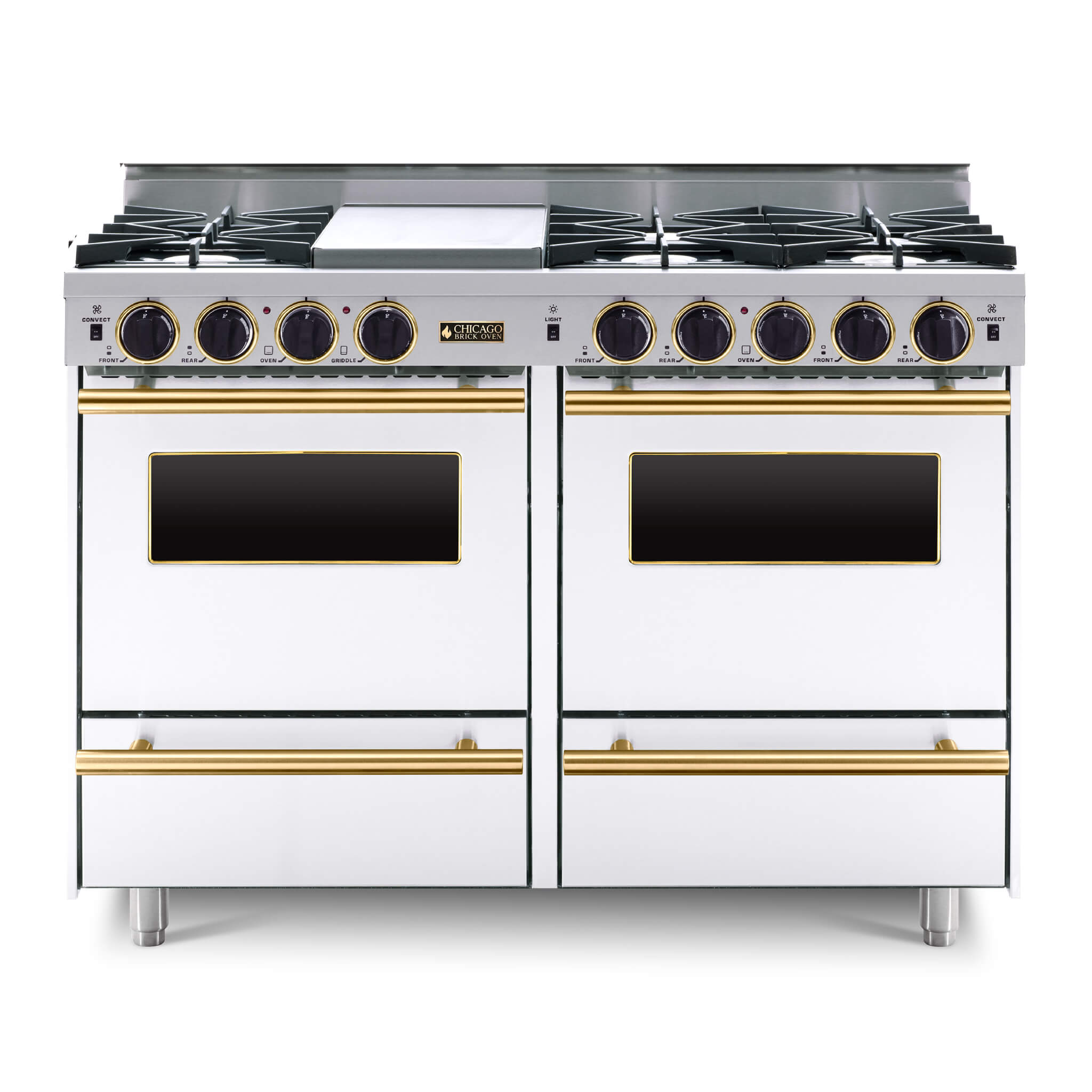 Chicago Brick Oven 48" All-Gas Range With Open Burners (SAK34720)