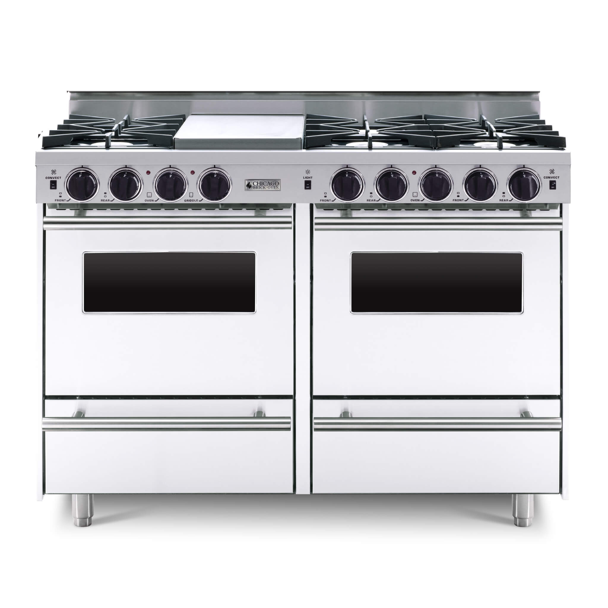 Chicago Brick Oven 48" All-Gas Range With Open Burners (SAK34720)