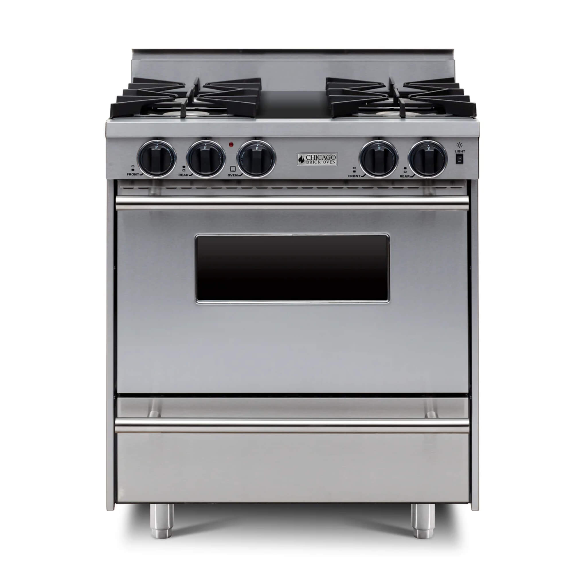 Chicago Brick Oven 30” All-Gas Range With Open Burners (SAK13420)