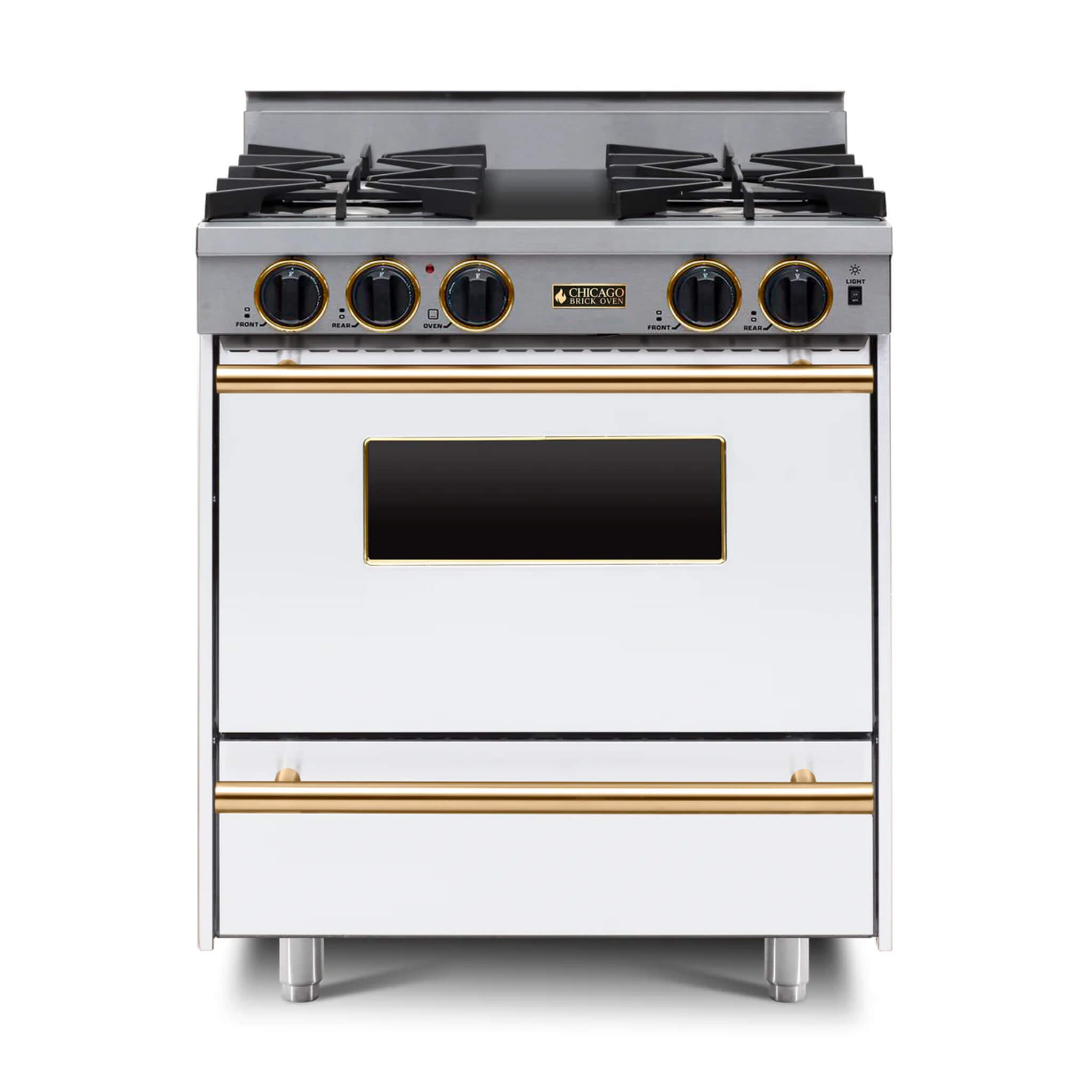 Chicago Brick Oven 30” All-Gas Range With Open Burners (SAK13420)