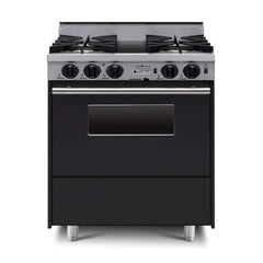 Chicago Brick Oven 30” Dual-Fuel Self-Cleaning Convection Range With Open Burners (SAK43568)