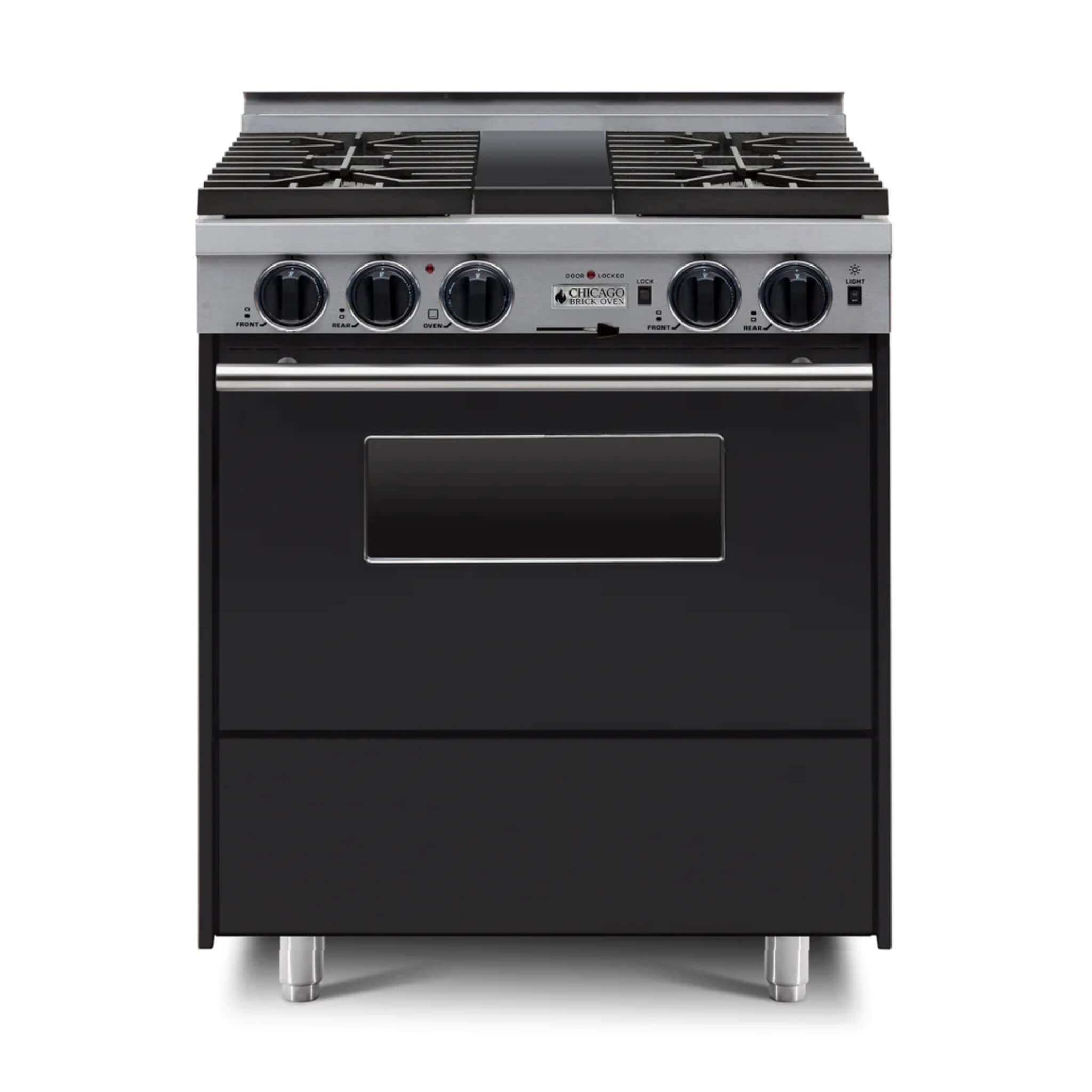 Chicago Brick Oven 30” Dual-Fuel Self-Cleaning Convection Range With Sealed Burners (SAK91342)