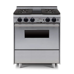 Chicago Brick Oven 30” Dual-Fuel Self-Cleaning Convection Range With Sealed Burners (SAK91342)