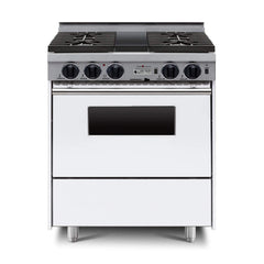 Chicago Brick Oven 30” Dual-Fuel Self-Cleaning Convection Range With Sealed Burners (SAK91342)