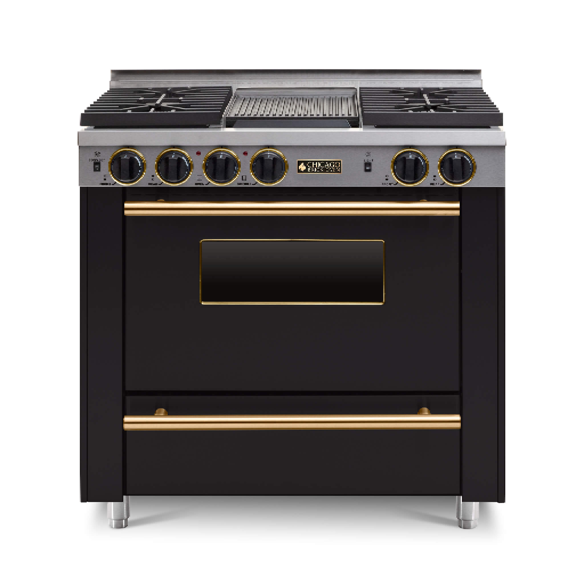 Chicago Brick Oven 36" All-Gas Convection Range With Sealed Burners (SAK23809)